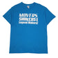 Mens Blue Gildan  Short Sleeve T Shirt