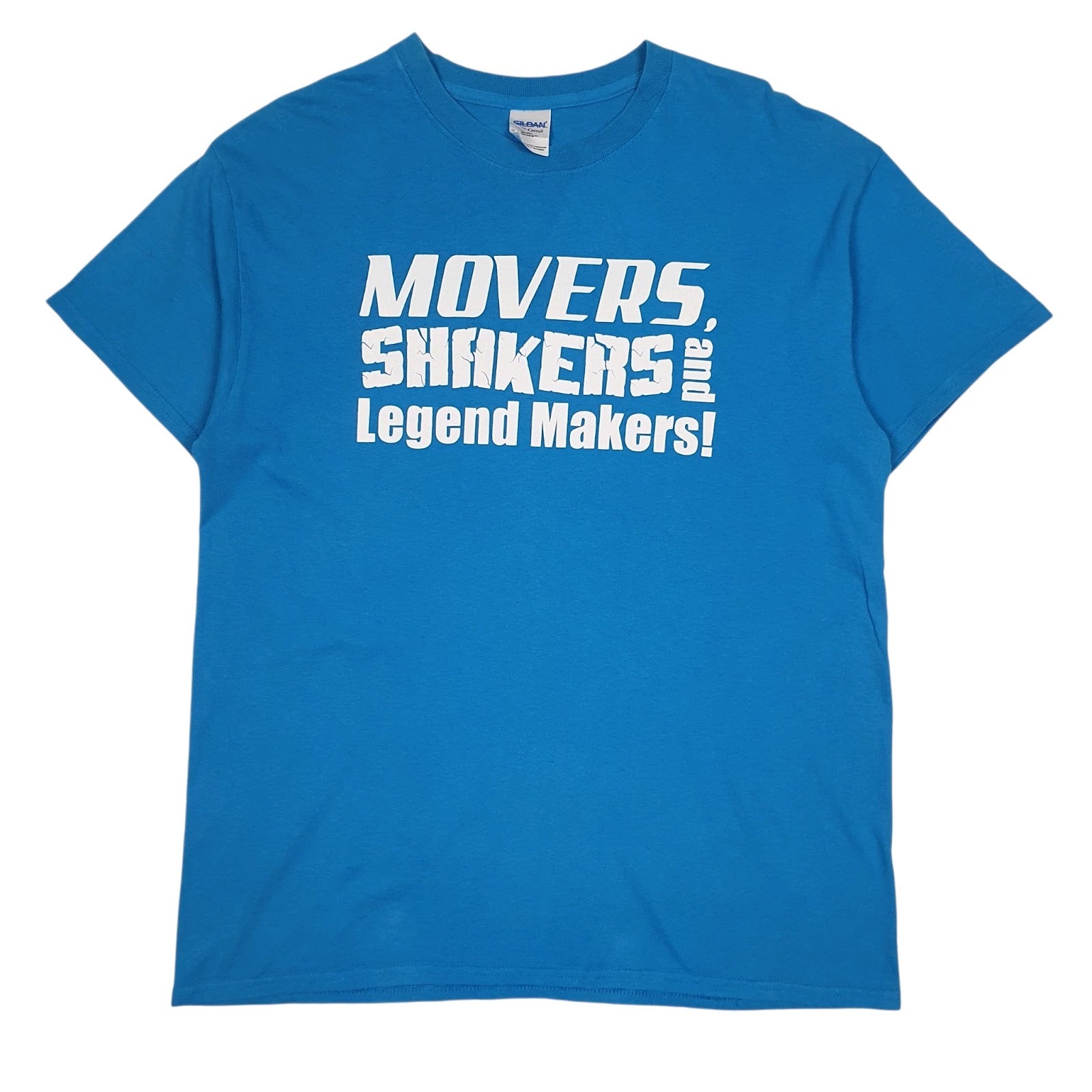 Mens Blue Gildan  Short Sleeve T Shirt