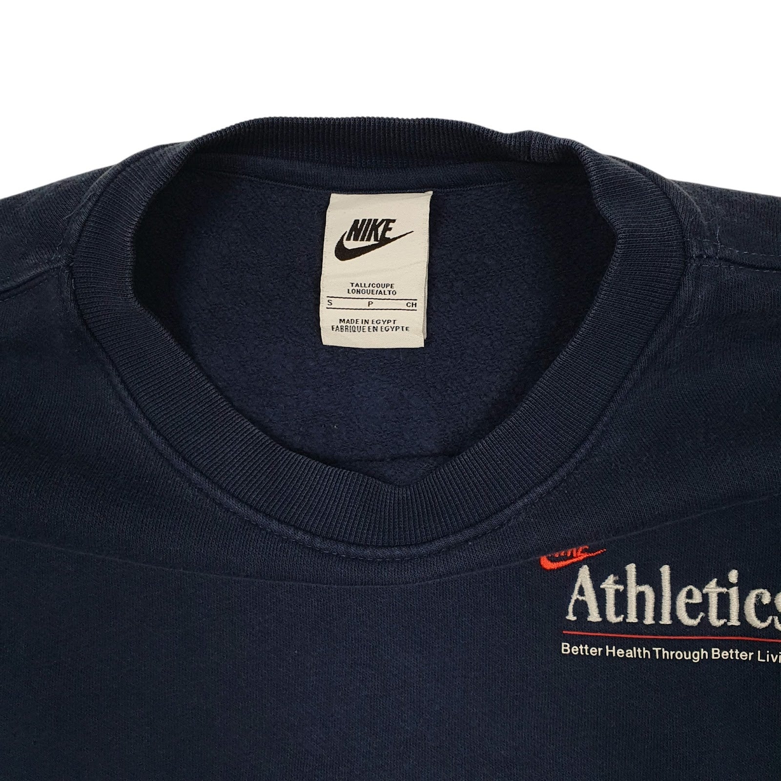Mens Navy Nike Athletics Crewneck Jumper