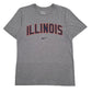 Mens Grey Nike Illinois Short Sleeve T Shirt