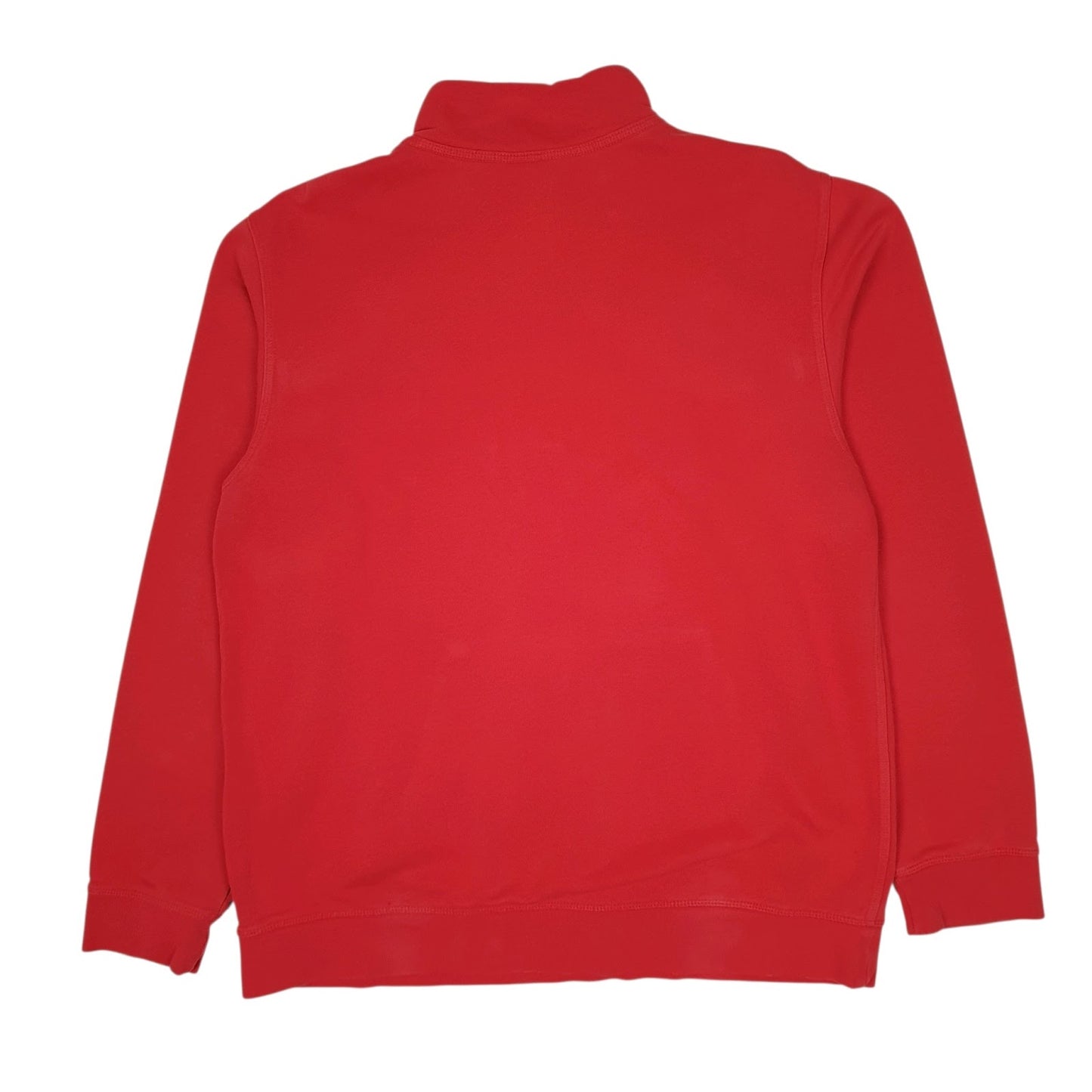 Mens Red Nike  Quarter Zip Jumper