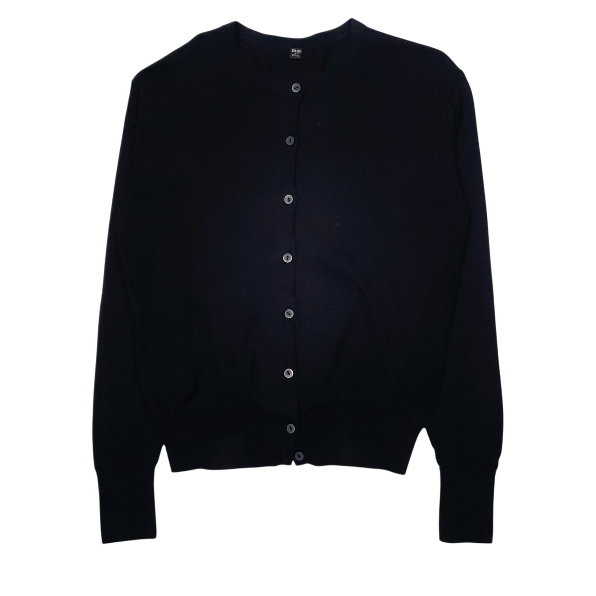 Mens Black Uniqlo  Cardigan Jumper