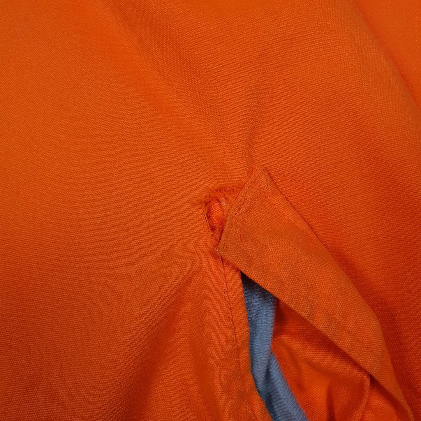 Mens Orange Woolrich Vintage 2000s Hunting Hi Vis Field  Coat