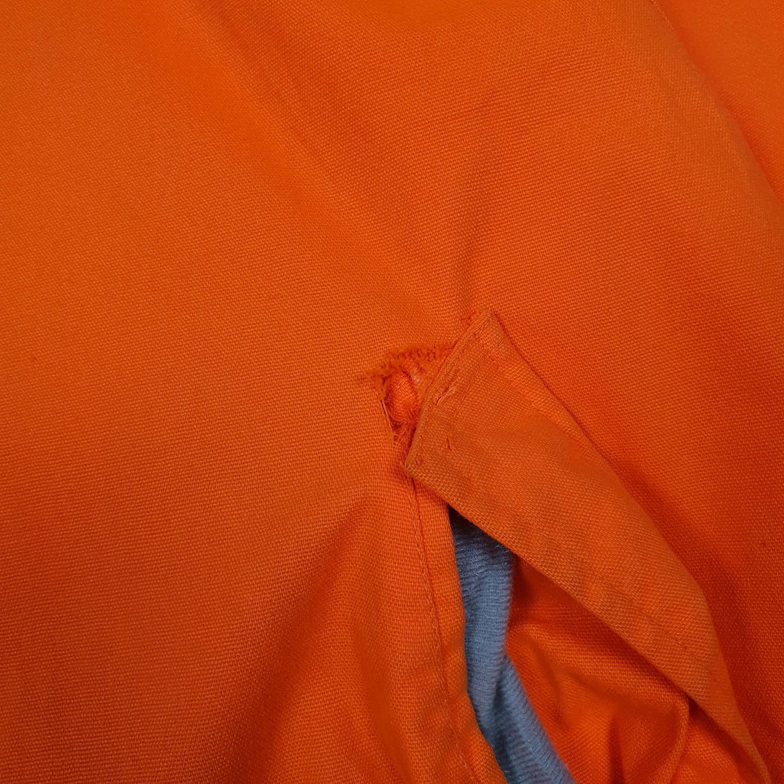 Mens Orange Woolrich Vintage 2000s Hunting Hi Vis Field  Coat