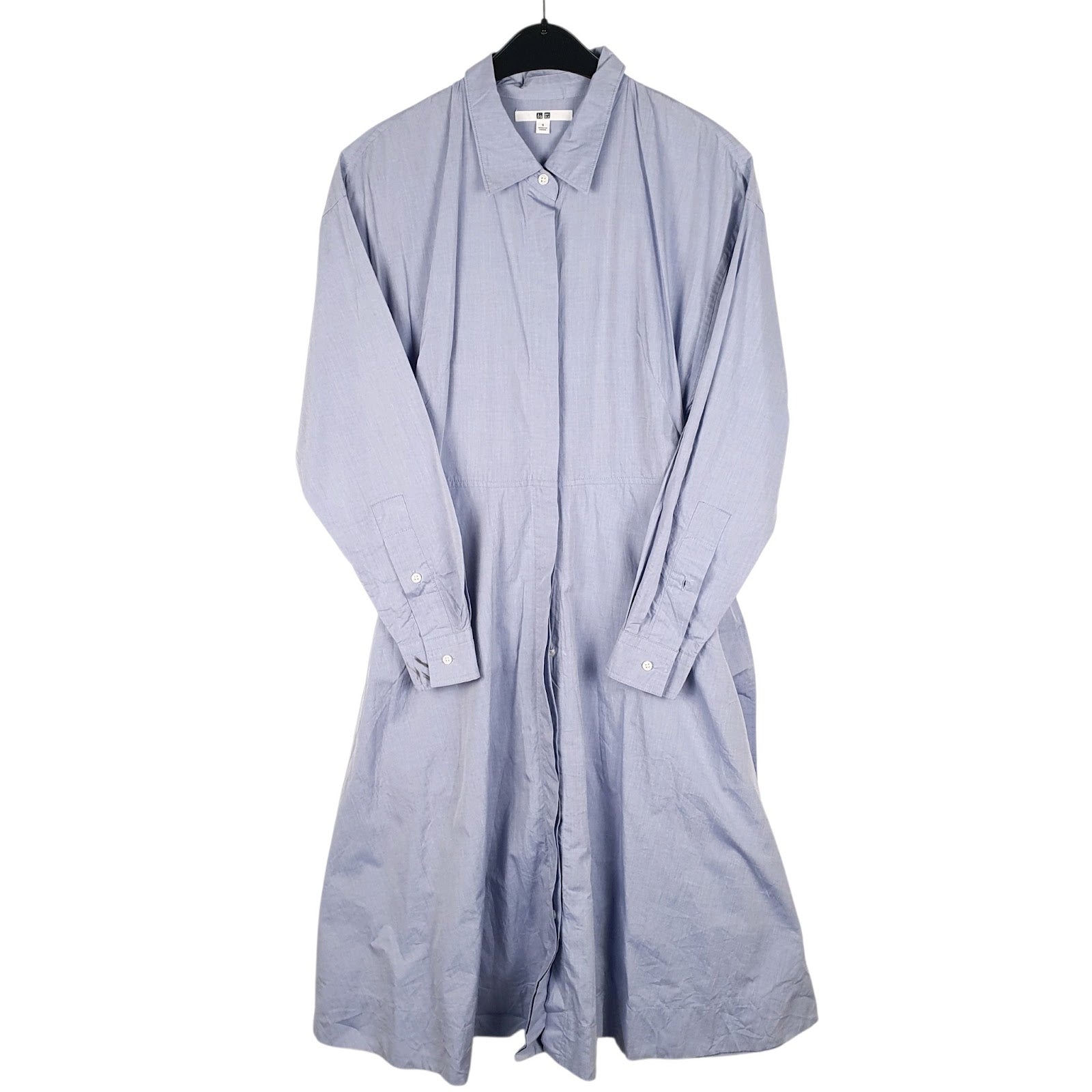 Womens Blue Uniqlo  Long Sleeve Dress
