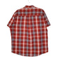 Mens Red Eddie Bauer Walking Hiking  Shirt