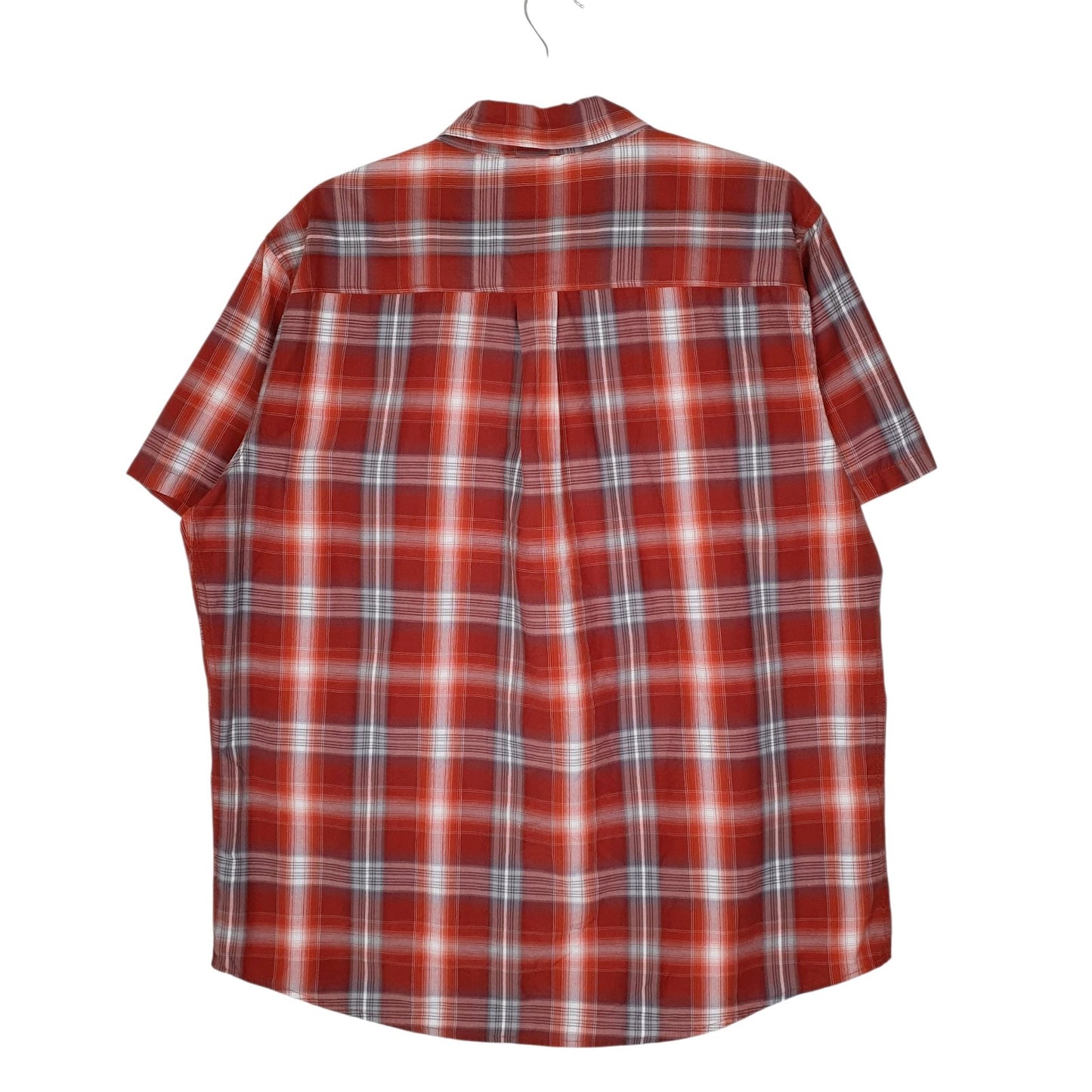 Mens Red Eddie Bauer Walking Hiking  Shirt