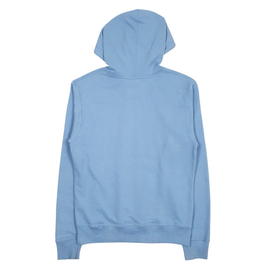 Mens Blue Champion Spellout Hoodie Jumper
