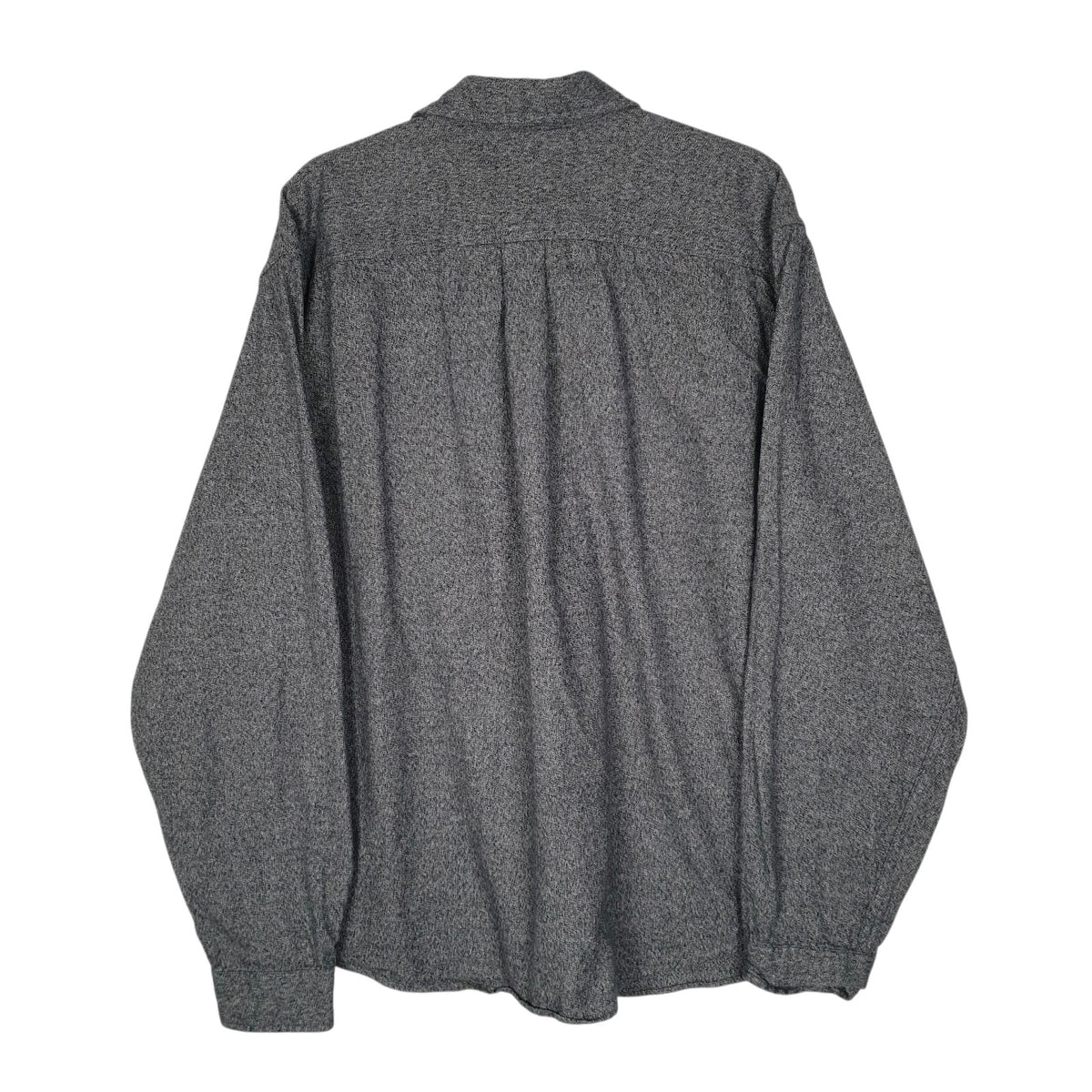 Mens Grey Eddie Bauer Thick Flannel  Shirt