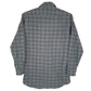 Mens Grey Florymond Vintage Flannel  Shirt