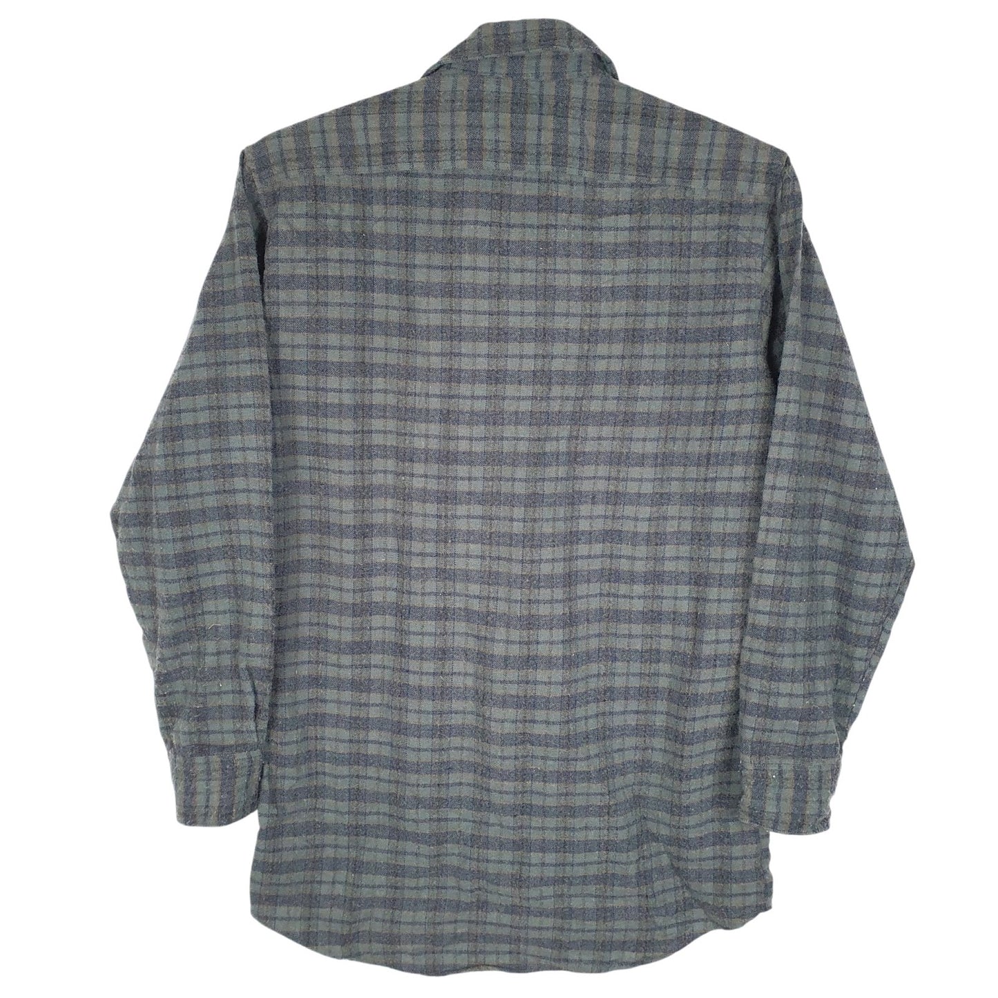 Mens Grey Florymond Vintage Flannel  Shirt