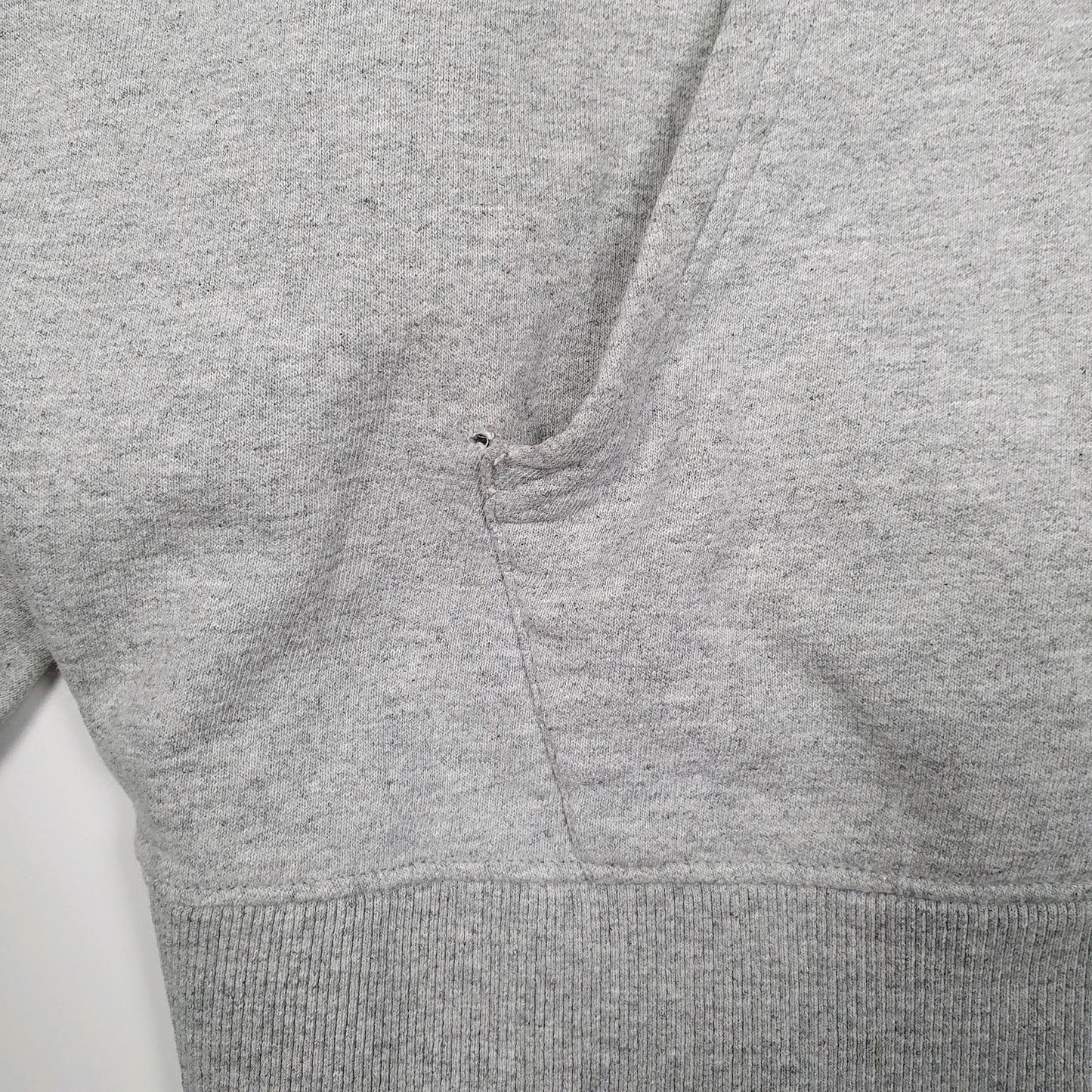 Mens Grey Champion Hoodie Full Zip Jumper
