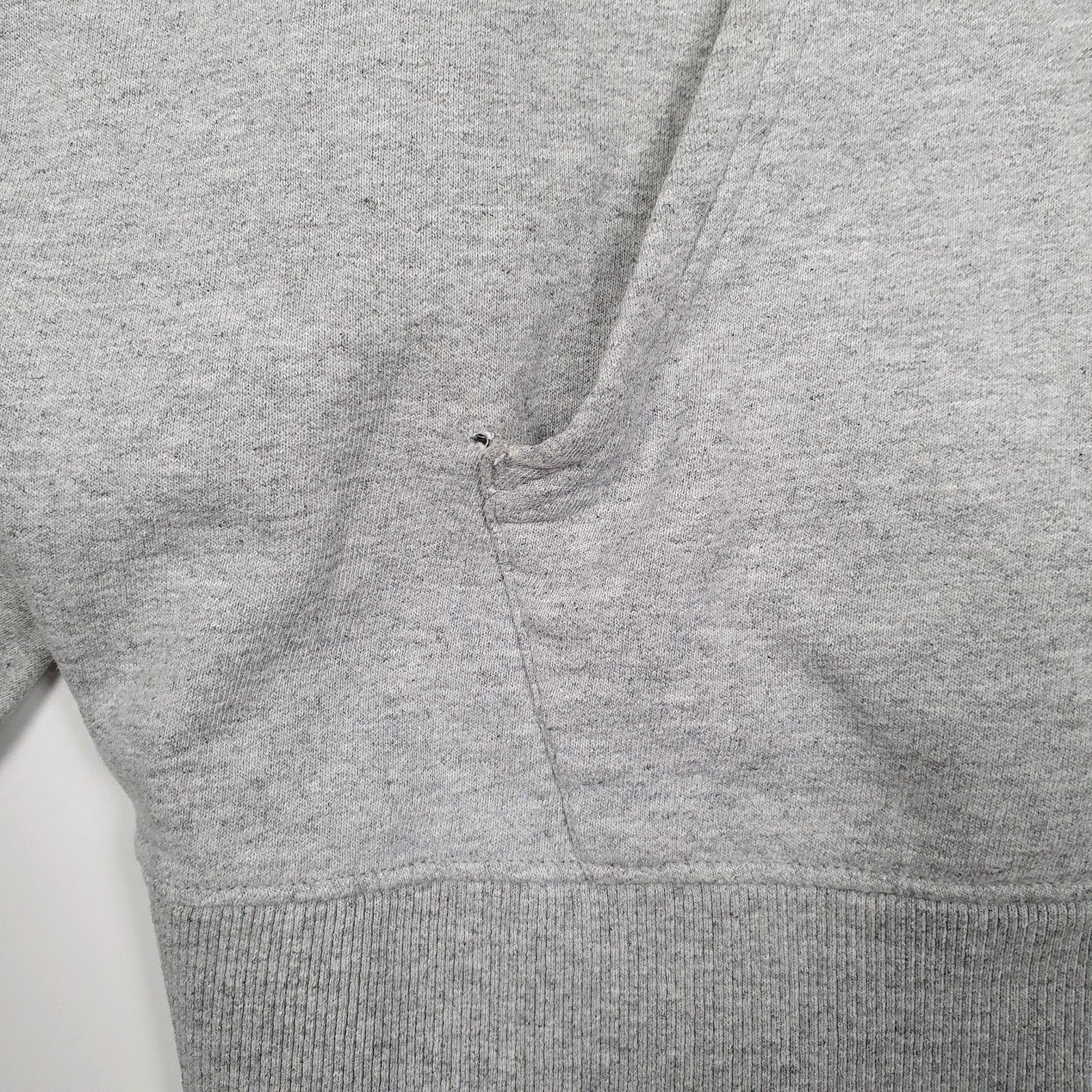 Mens Grey Champion Hoodie Full Zip Jumper