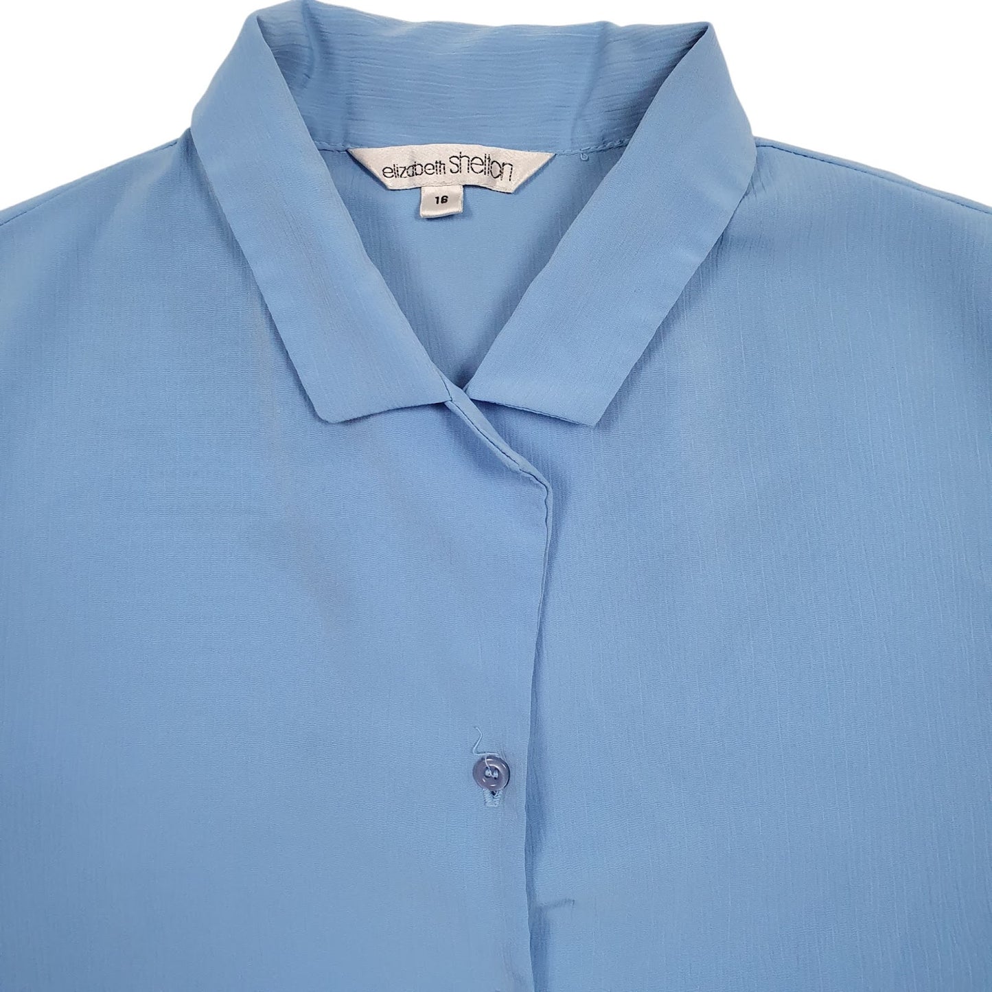 Womens Blue Elizabeth Shelton   Shirt