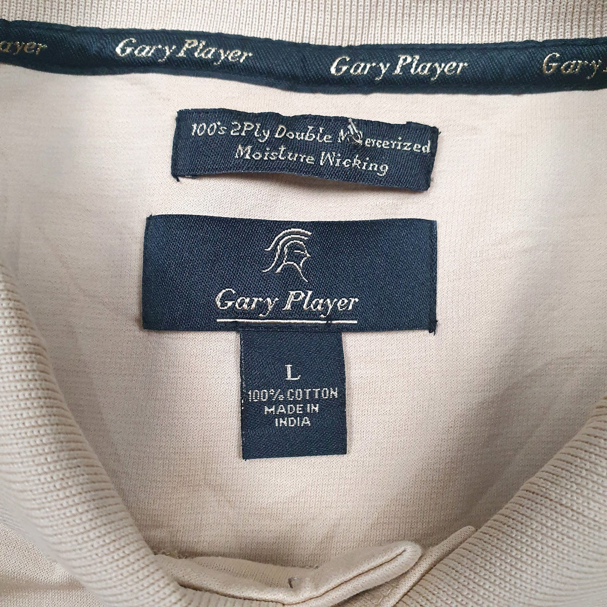 Mens Brown Gary Player   Polo Shirt