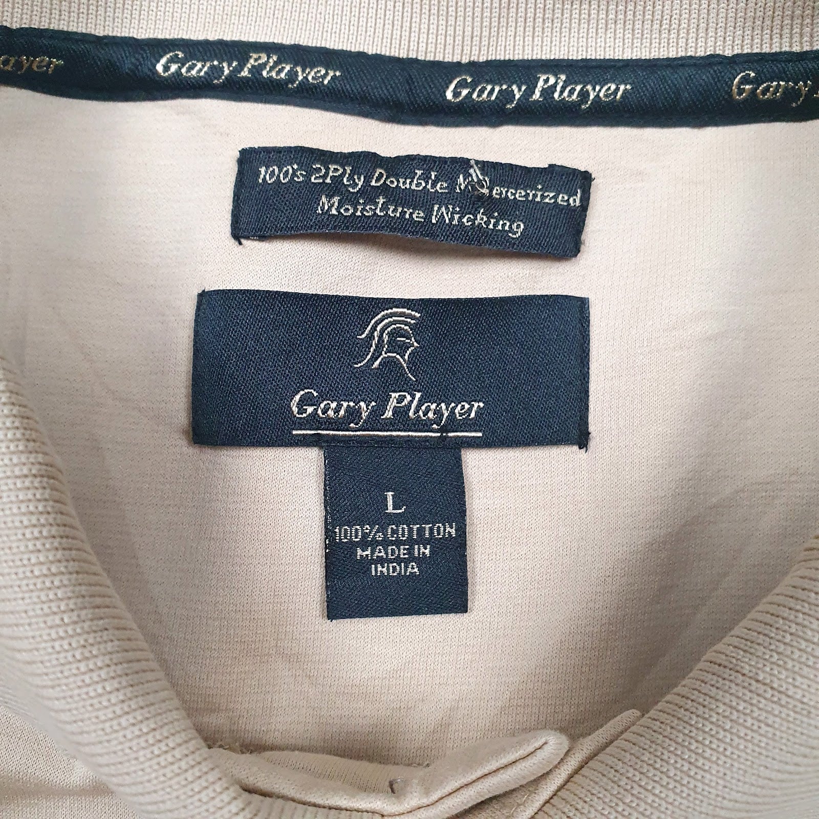 Mens Brown Gary Player   Polo Shirt