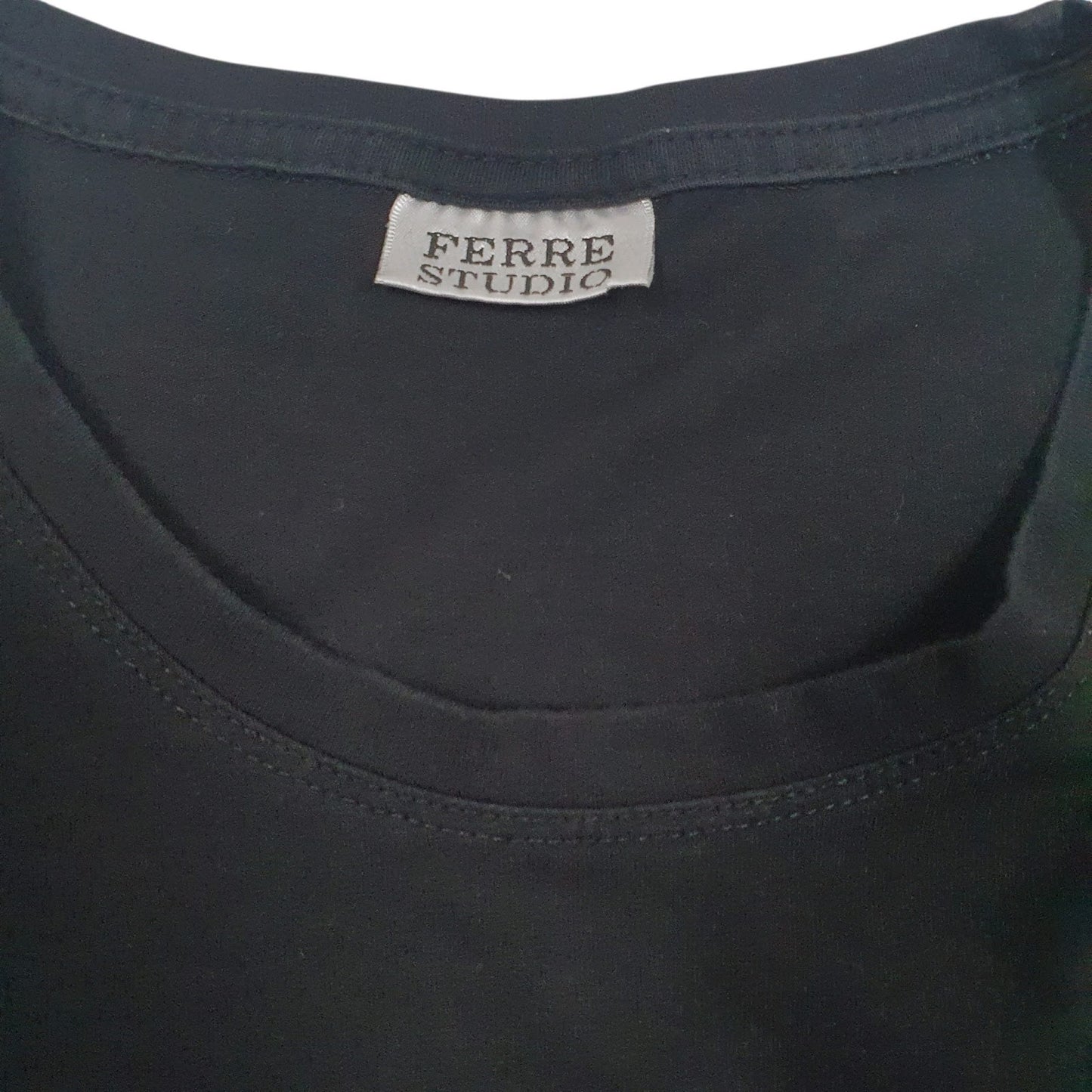 Mens Black Ferre Studio   T Shirt