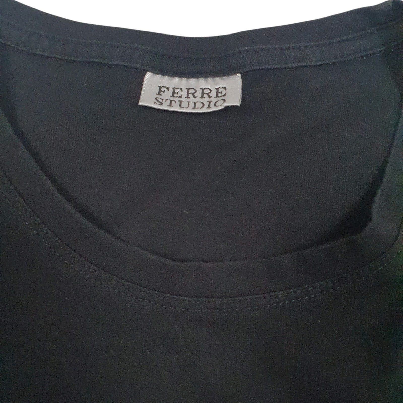 Mens Black Ferre Studio   T Shirt