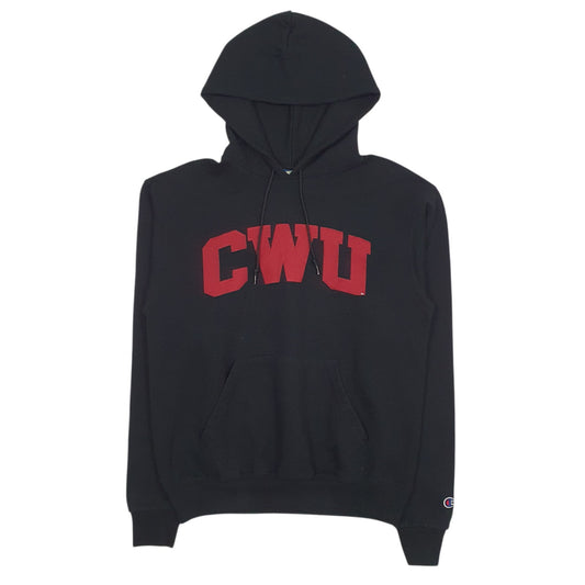 Mens Black Champion CWU Hoodie Jumper
