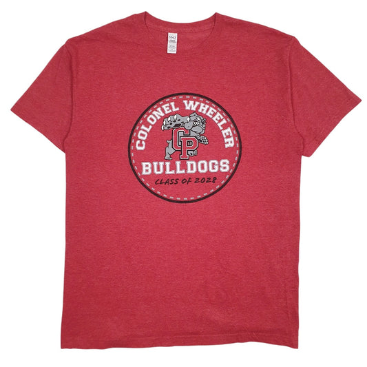 Mens Red M&O Colonel Wheeler Bulldogs Short Sleeve T Shirt