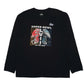 Mens Black Fanatics Superbowl Final 2023 Chiefs Eagles Long Sleeve T Shirt