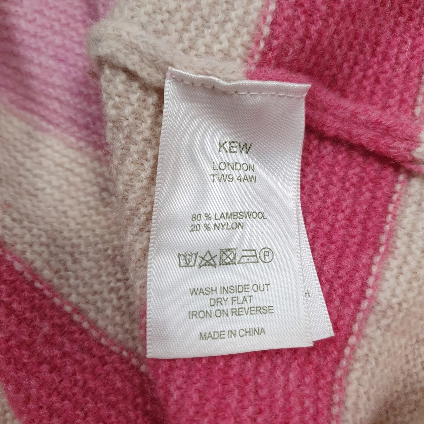 Womens Beige Kew  Crewneck Jumper