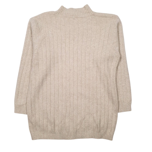 Mens Beige United Colors Of Benetton  Crewneck Jumper