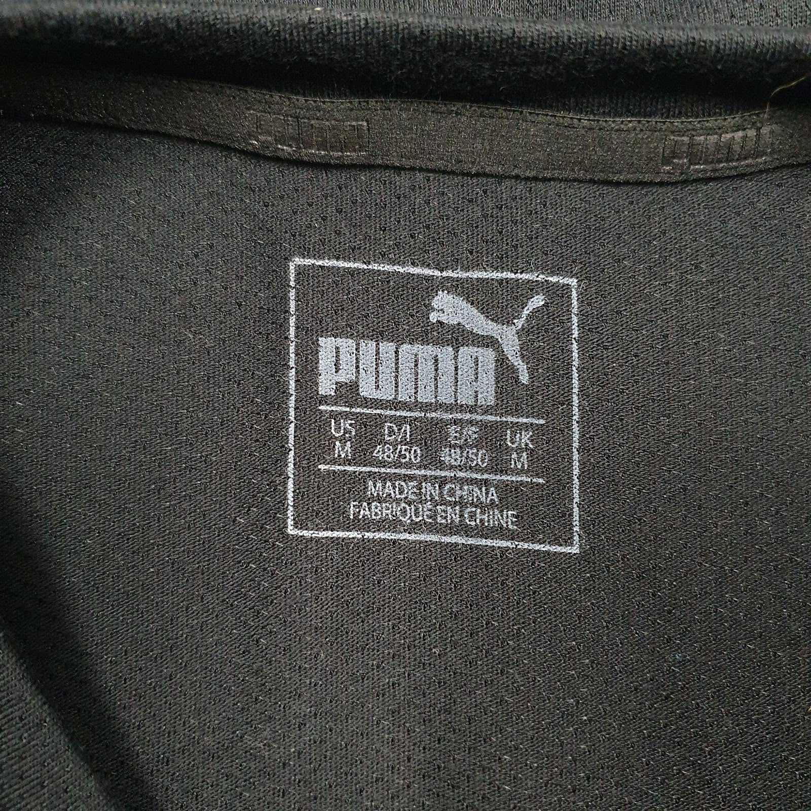 Mens Black Puma Active Wear Dry Cell  T Shirt