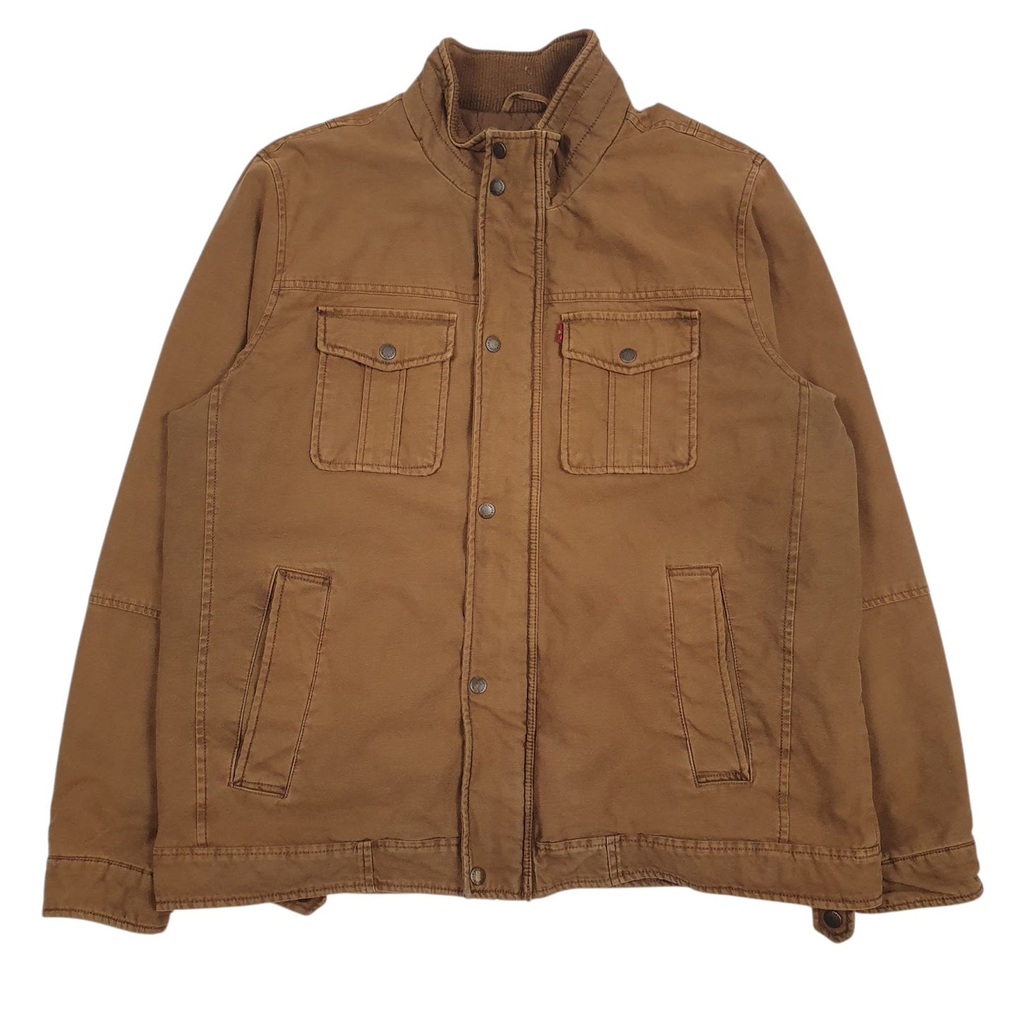 Mens Brown Levis   Coat