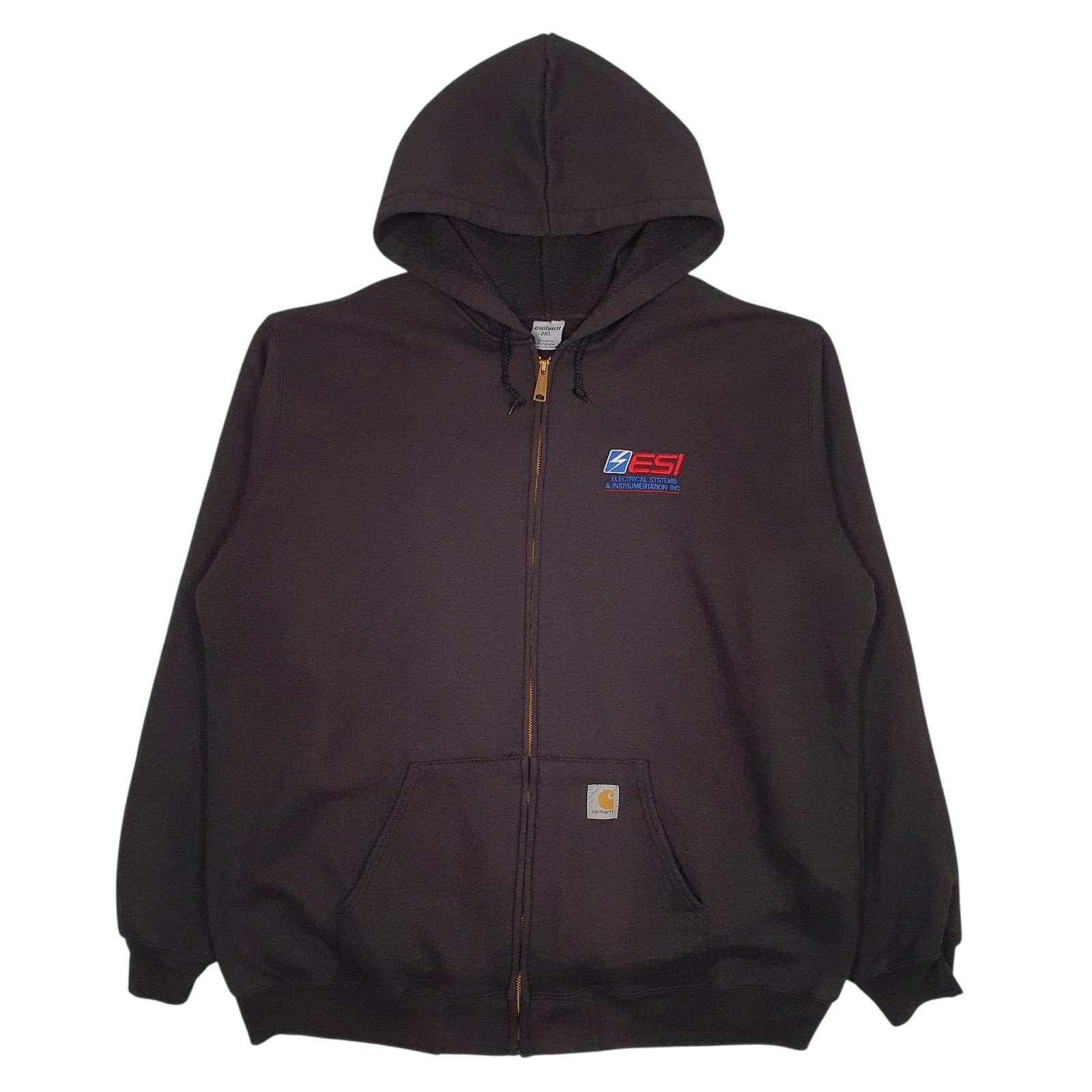 Mens Black Carhartt  Full Zip Jumper