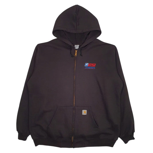 Mens Black Carhartt  Full Zip Jumper