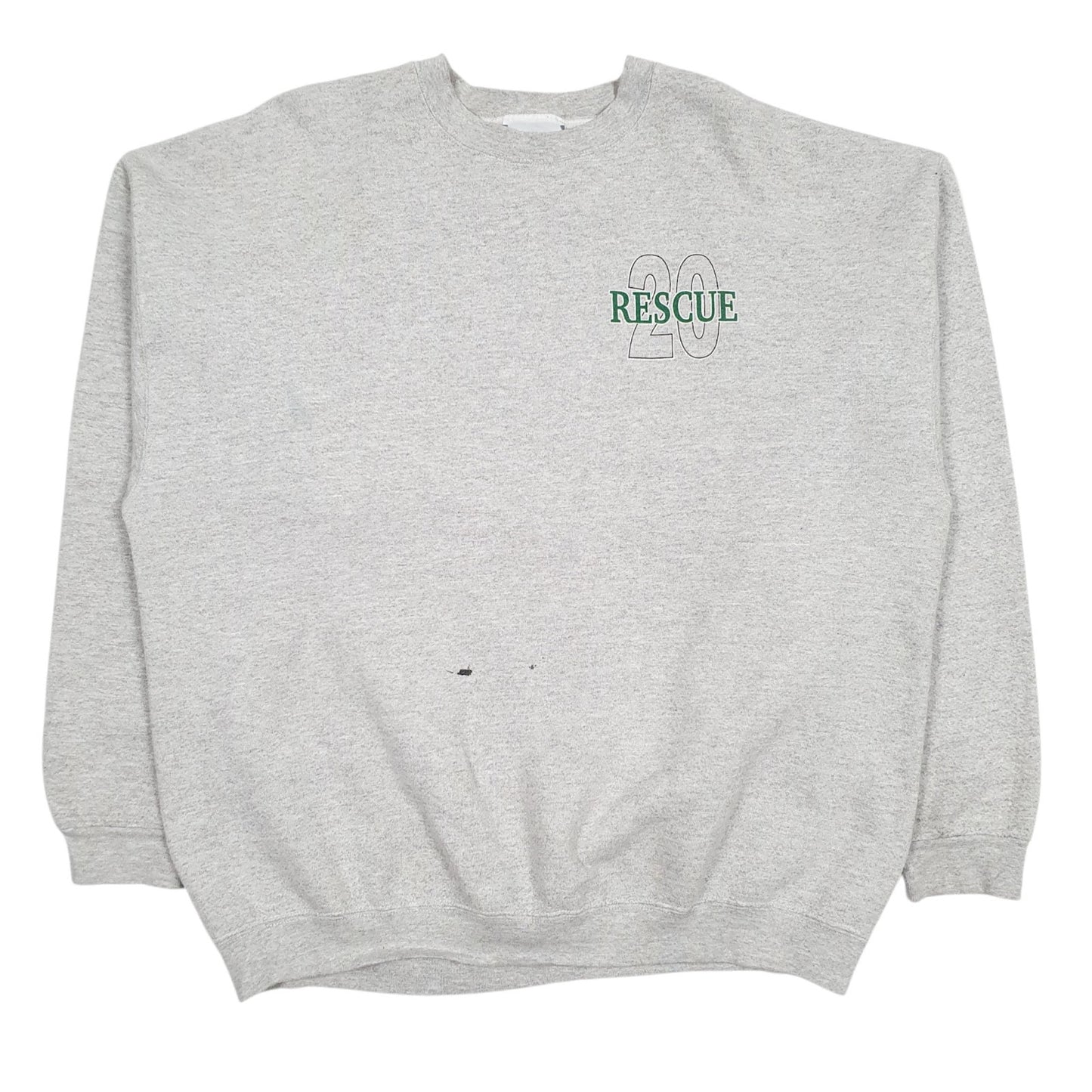 Mens Grey Lee Vintage 00s Crewneck Jumper