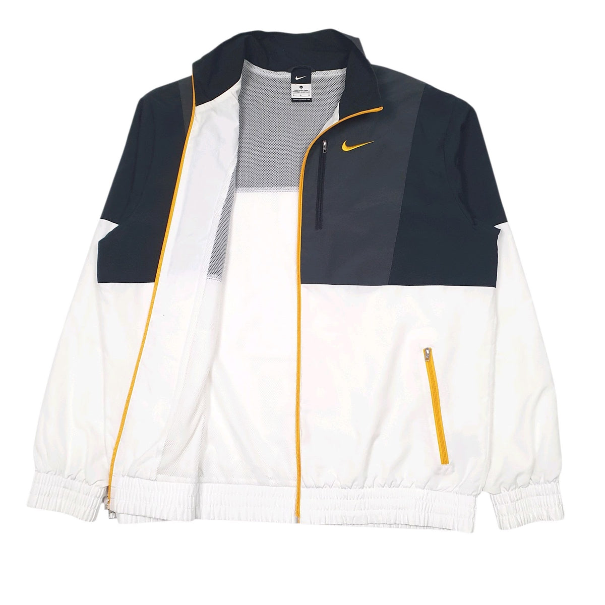 Mens White Nike   Coat
