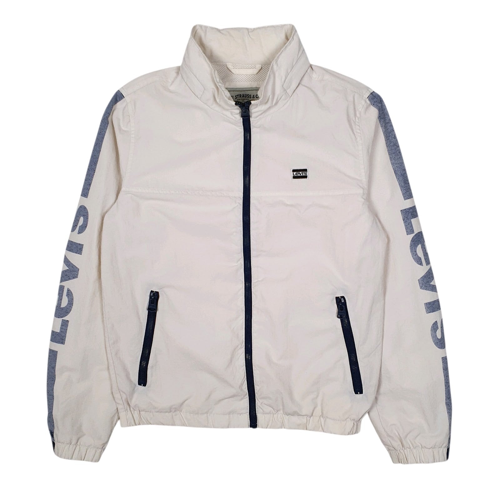 Mens White Levis   Coat