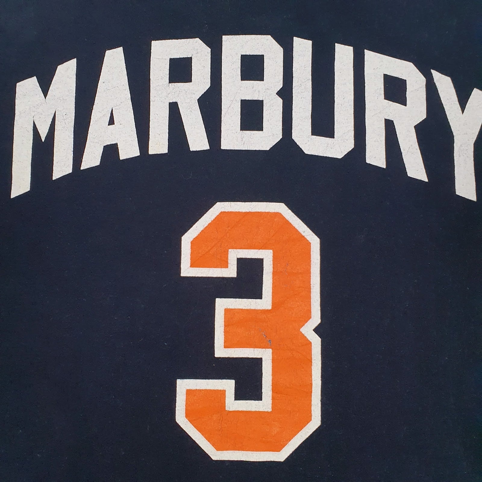 Mens Navy Starbury NBA Spellout  T Shirt