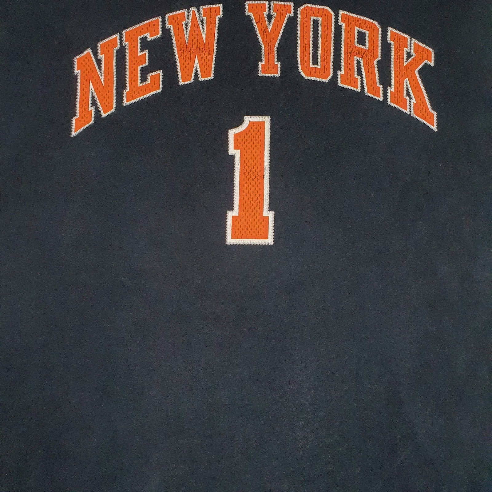 Mens Black Adidas NBA New York Knicks Stoudemire  T Shirt