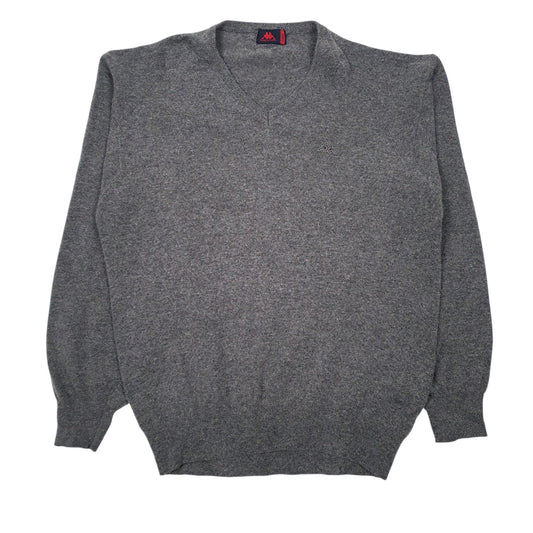 Mens Grey Kappa  Crewneck Jumper