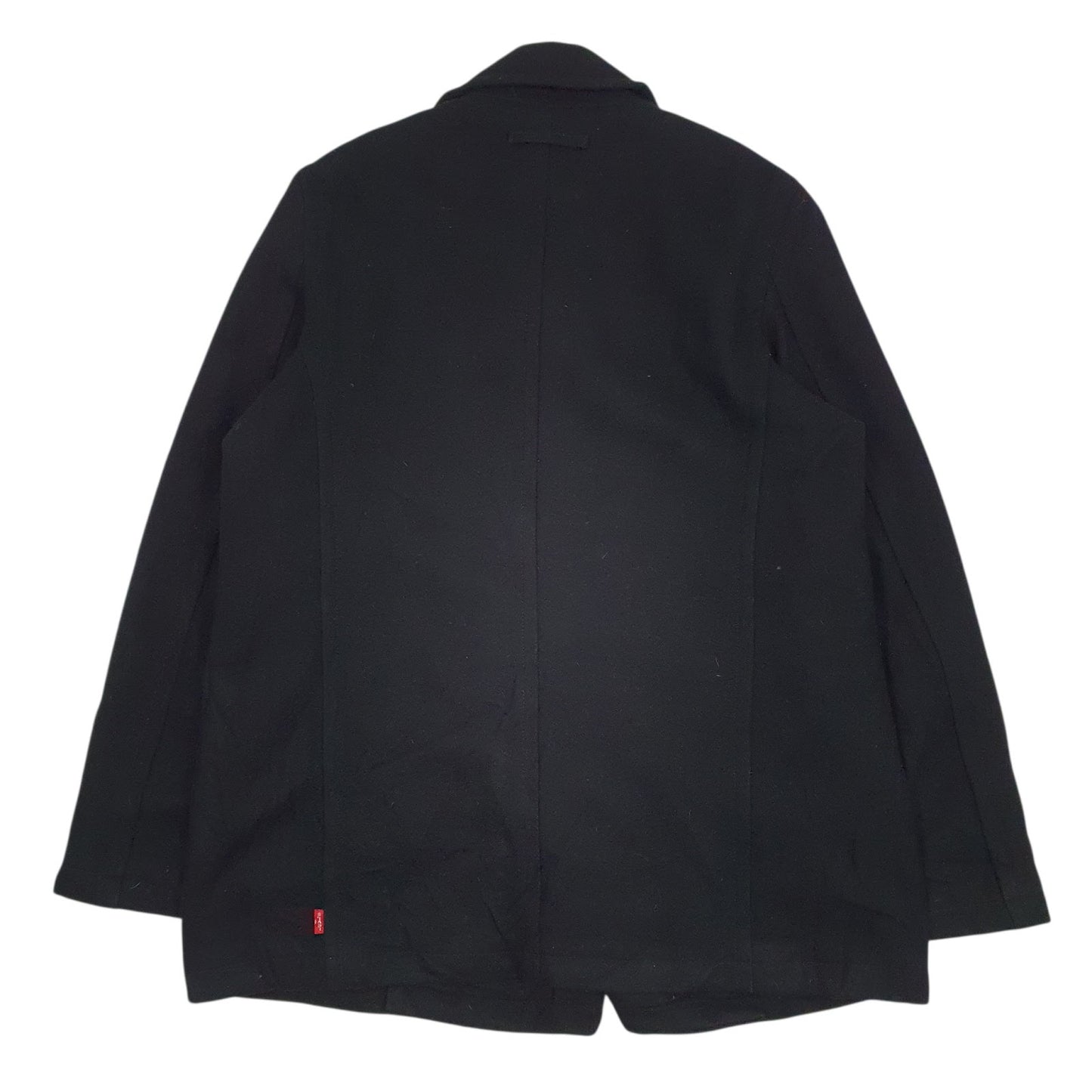 Mens Black Levis Padded  Coat