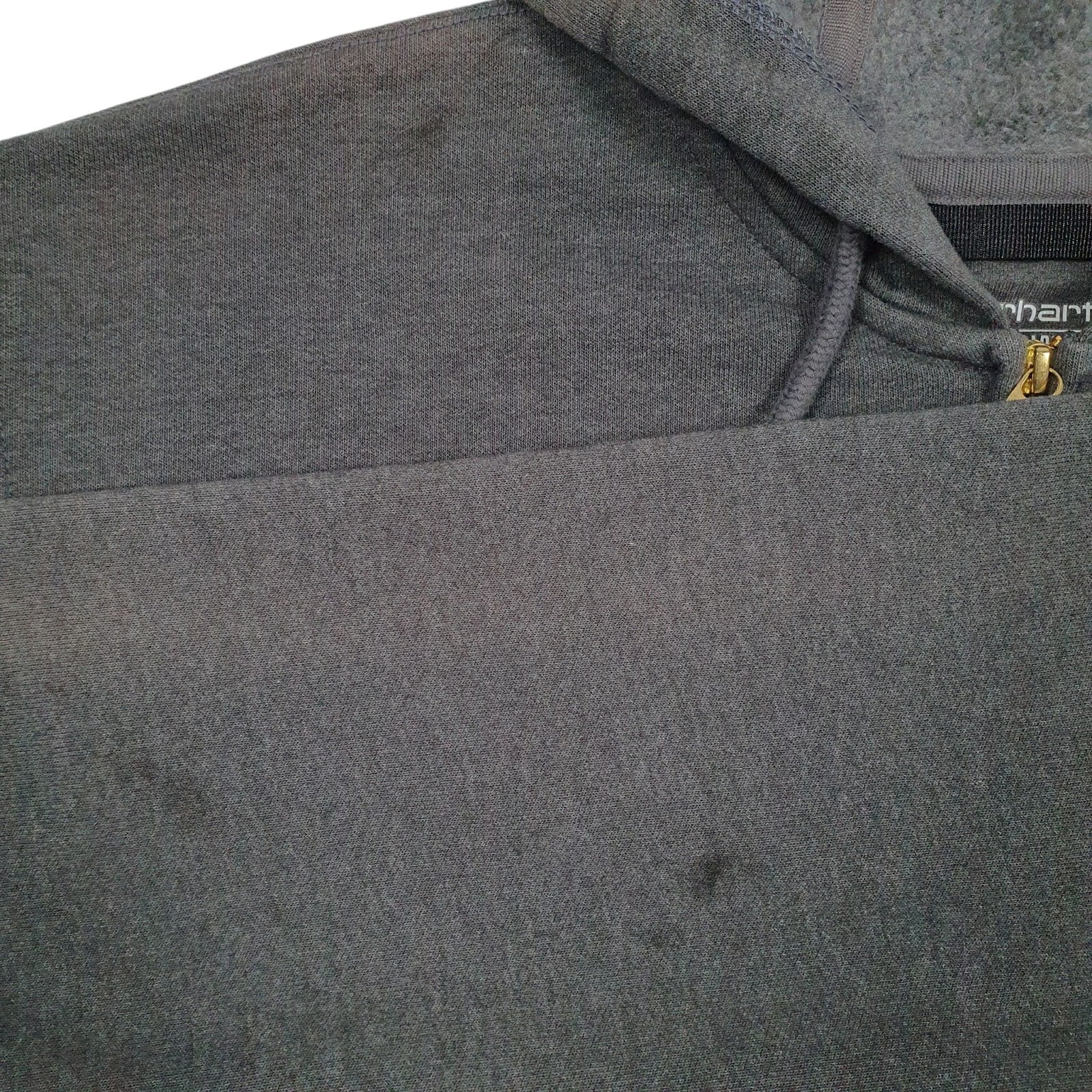 Mens Grey Carhartt  Full Zip Jumper