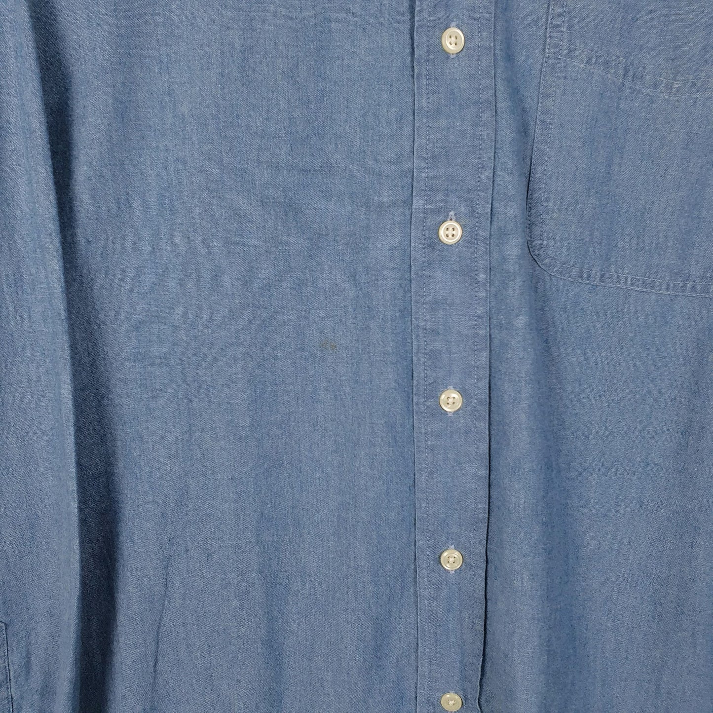 Mens Blue L.L.Bean   Shirt