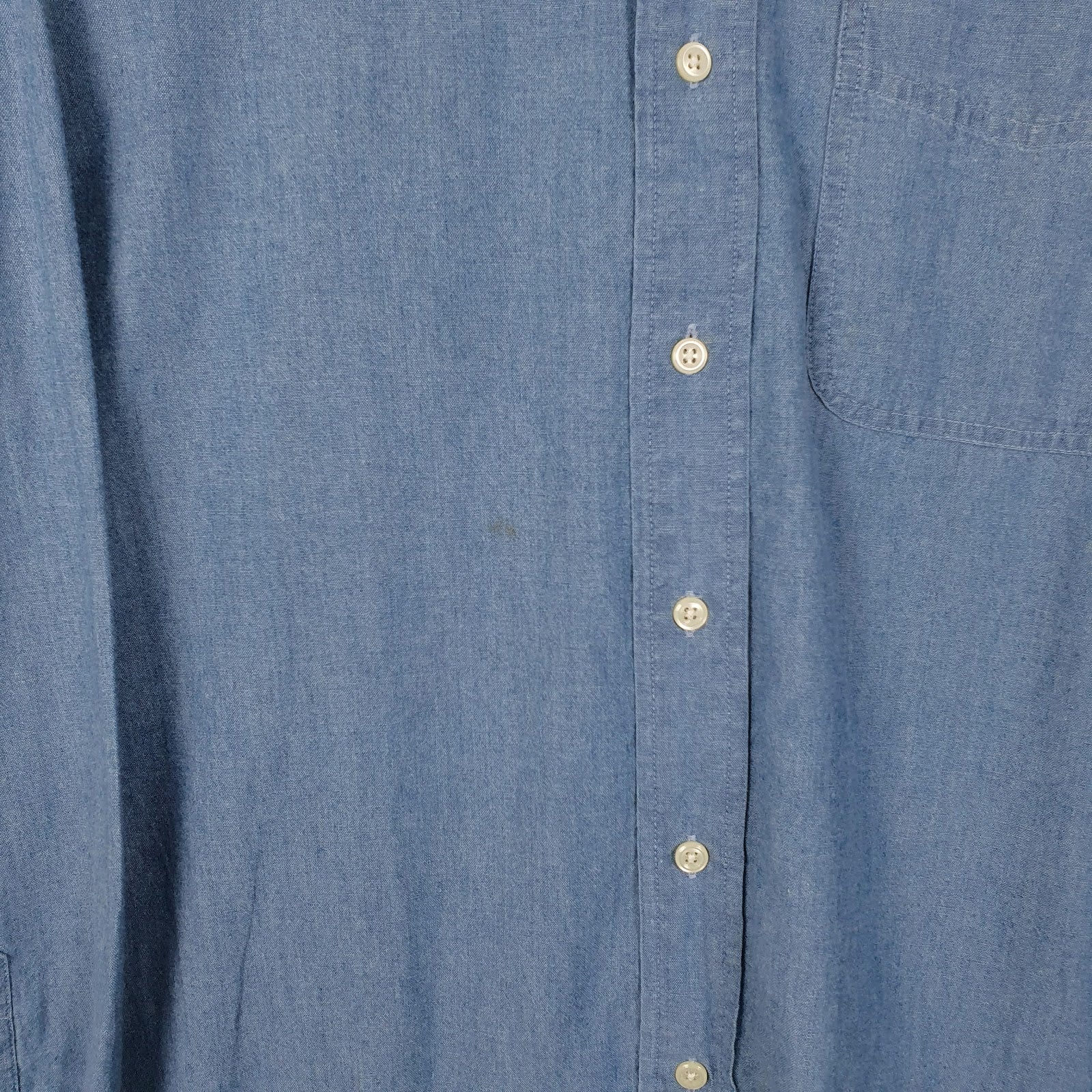 Mens Blue L.L.Bean   Shirt