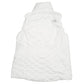 Womens White The North Face Reversible Puffer Fleece Full Zip Coat