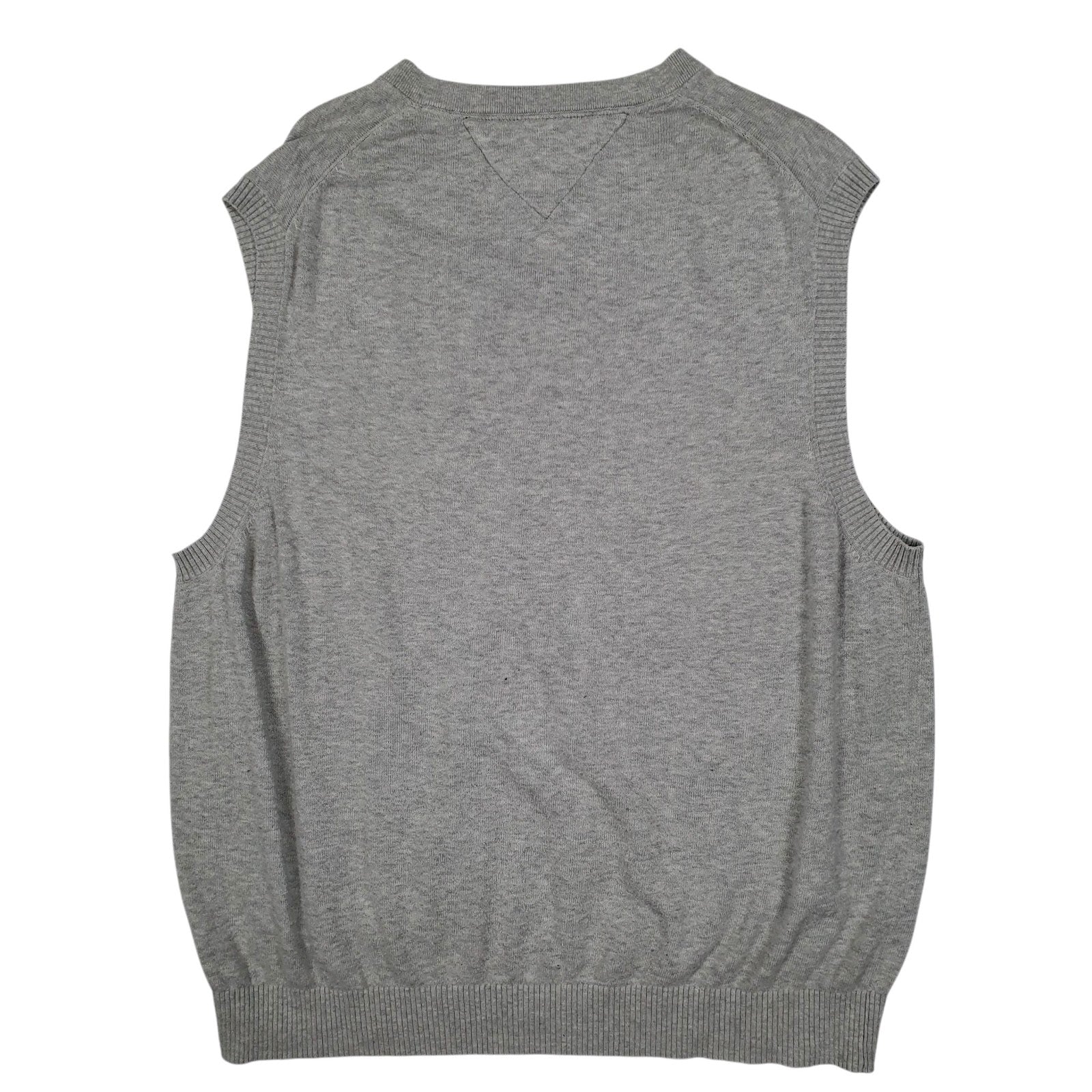 Mens Grey Tommy Hilfiger Lightweight Vest Jumper