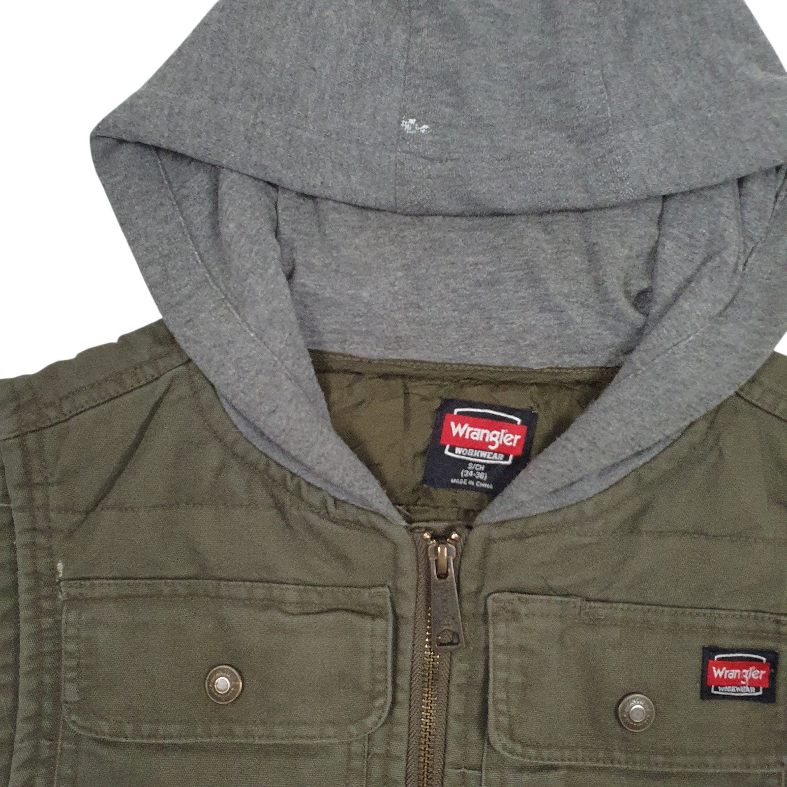 Mens Green Wrangler   Coat