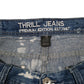 Mens Blue Thrill Jeans Acid Wash  Shorts