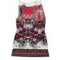 Womens Black Comma Scoop Paisley  Dress