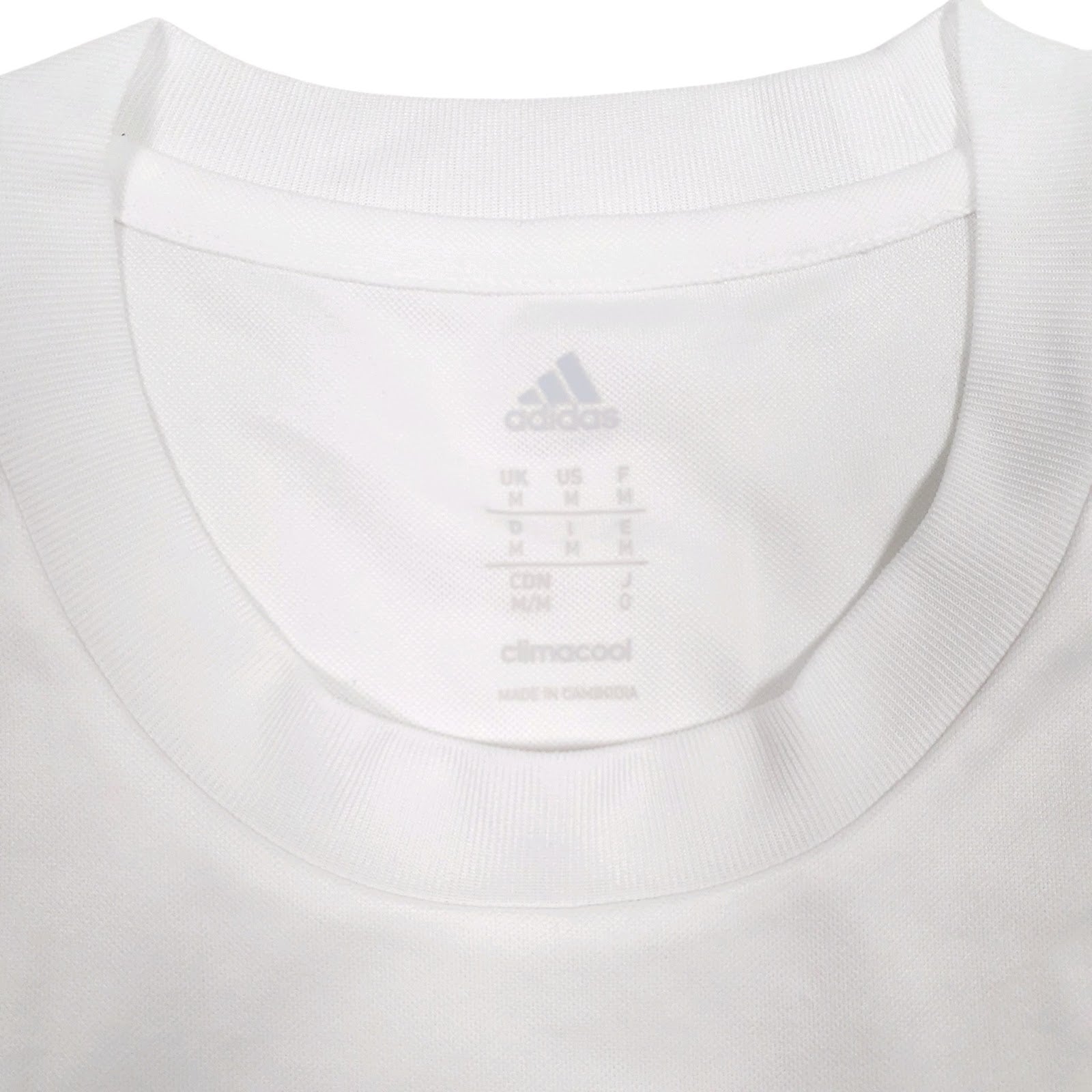 Mens White Adidas Real Madrid  T Shirt