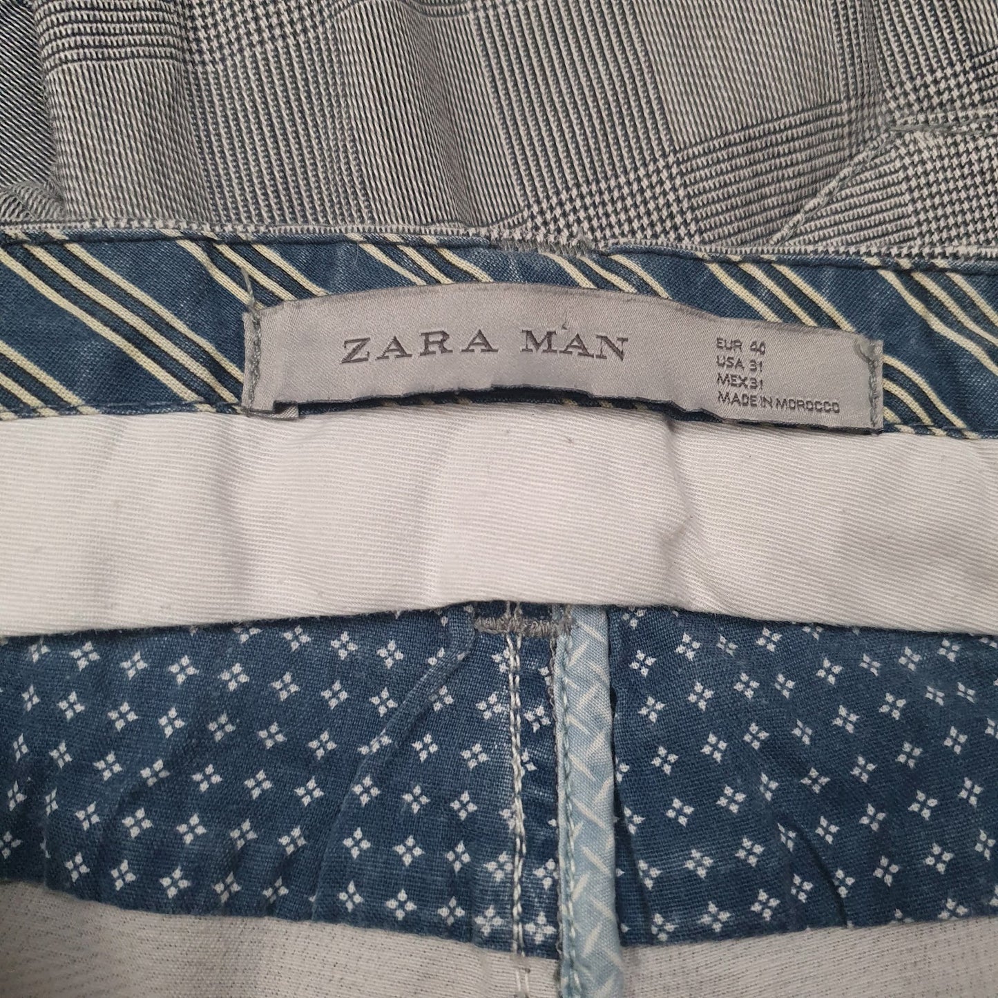 Mens Grey Zara   Trousers