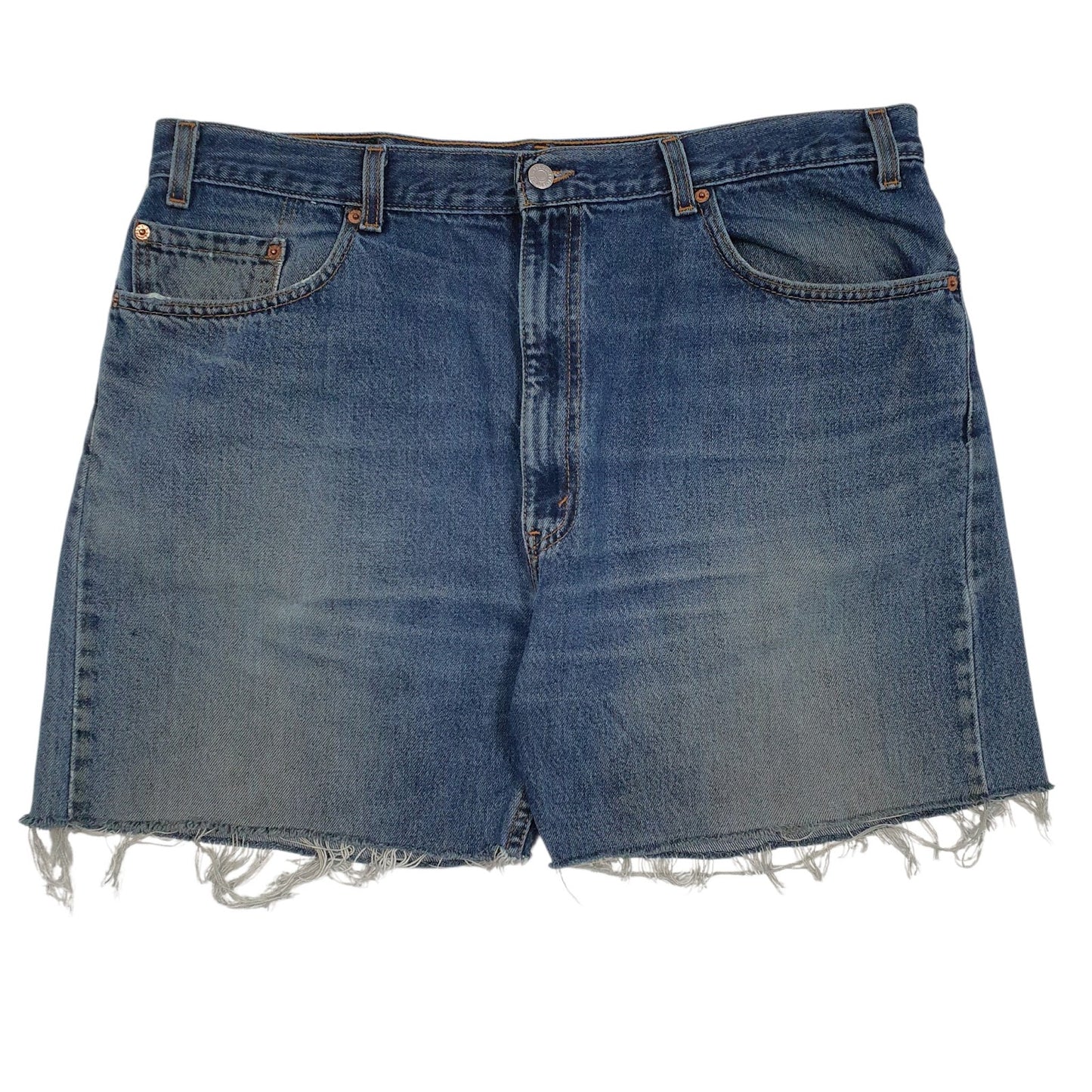 Mens Blue Levis Vintage 90s Made In USA Denim Shorts