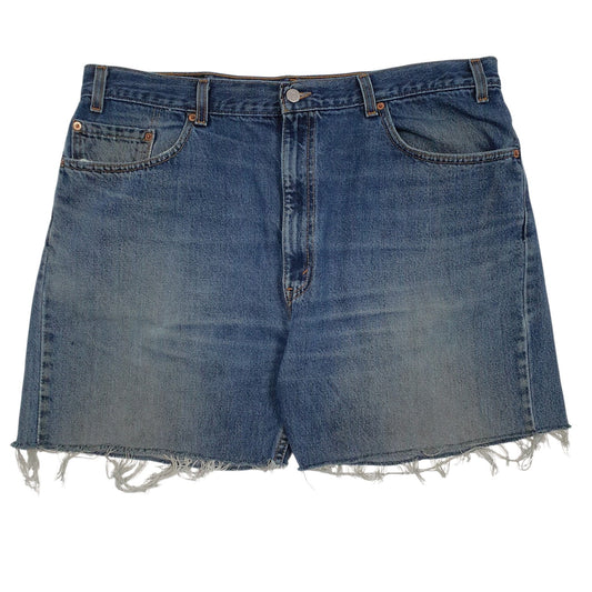 Mens Blue Levis Vintage 90s Made In USA Denim Shorts